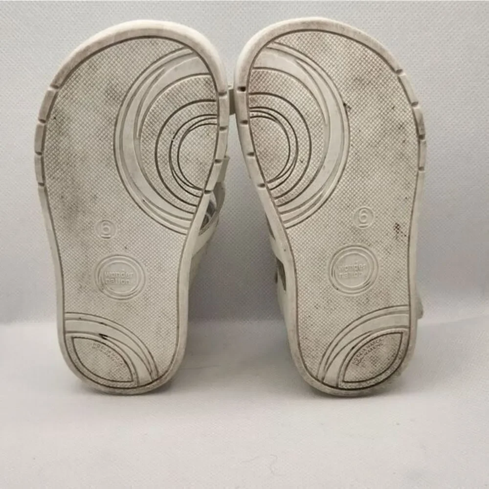 Wonder Nation Girls‎ Sandals White Size 6